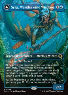Sygg, Wanderwine Wisdom Lorwyn Eclipsed Alternate Art